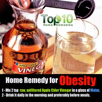 apple cider vinegar remedy for obesity